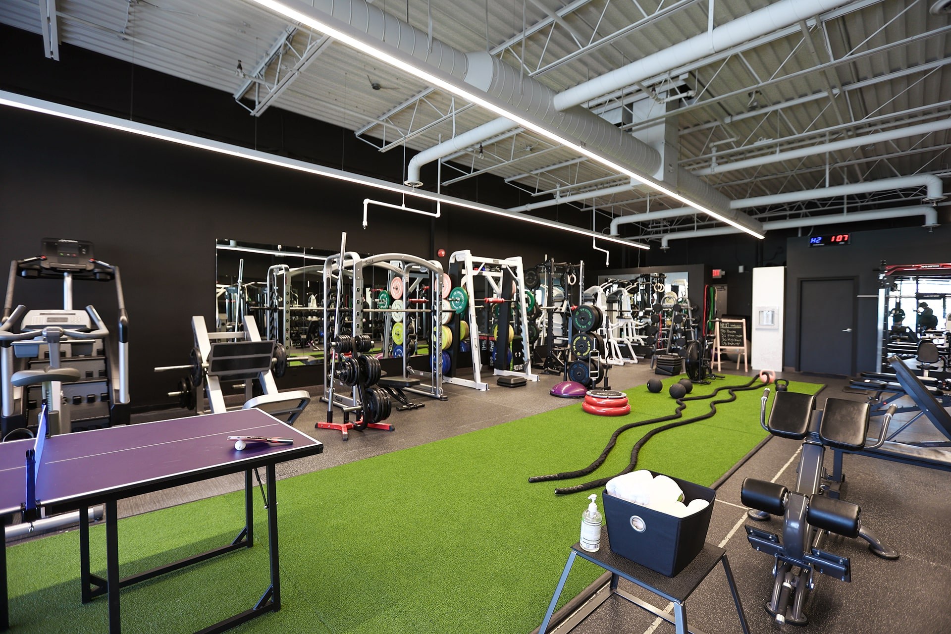 FitnessBox private training floor in Thornhill